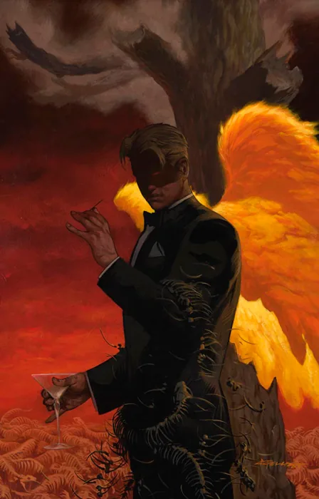 Lucifer 39 — painting by Christopher Moeller, © Vertigo/DC Comics