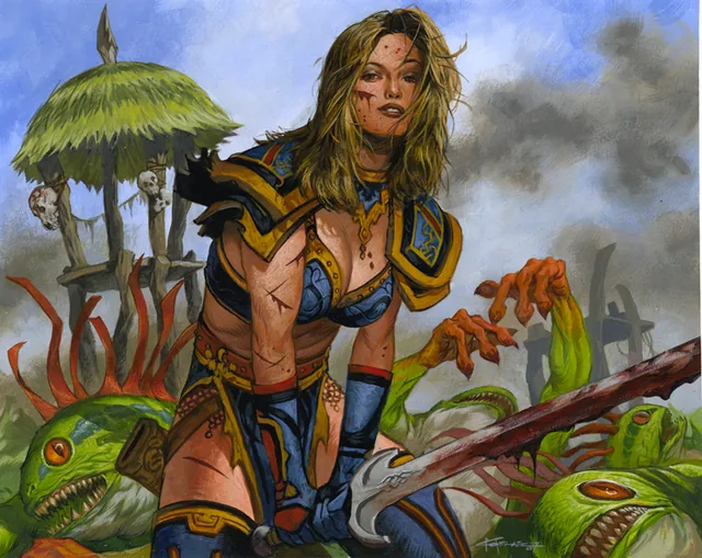Second Wind — painting by Christopher Moeller, © Blizzard Entertainment